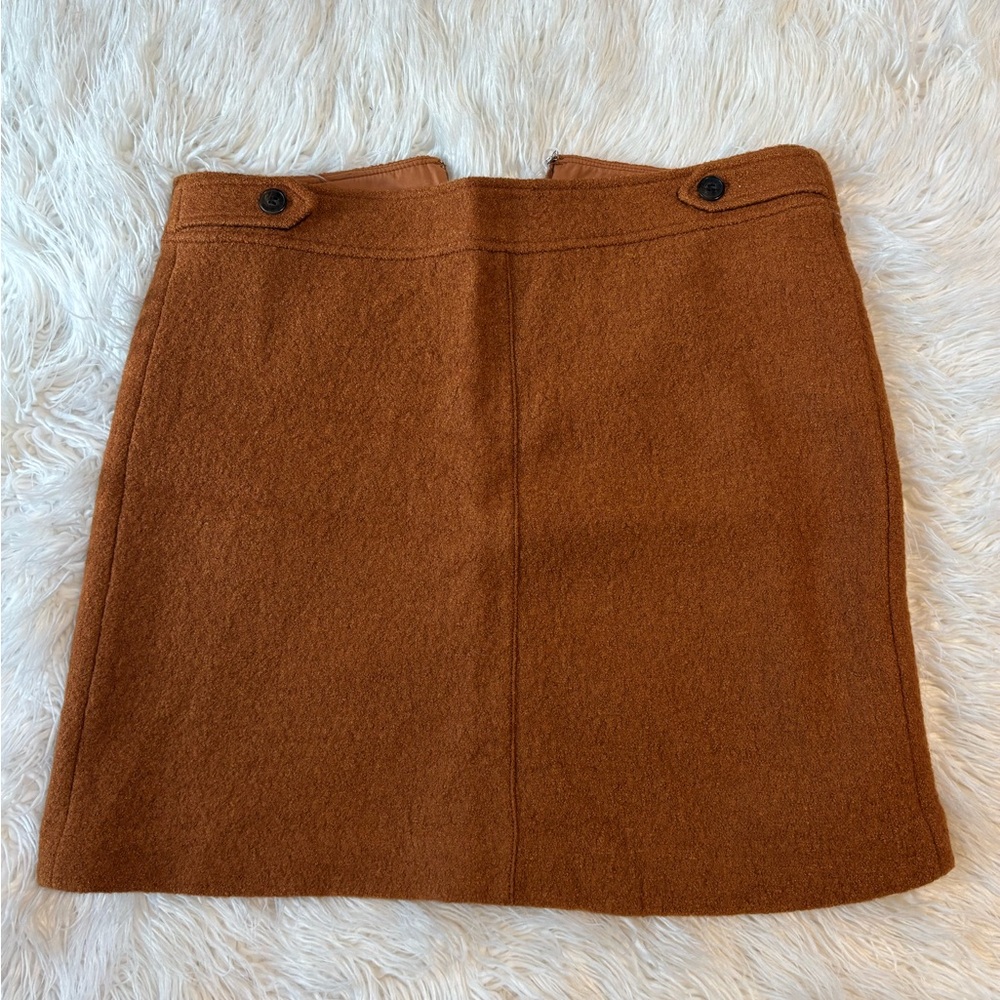 LOFT Tan Mini Skirt